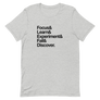 Focus & Experiment & Discover Unisex Tee