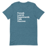 Focus & Experiment & Discover Unisex Tee