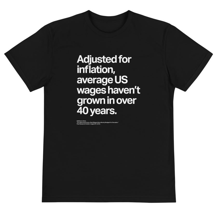 US Wage Stagnation Eco Tee