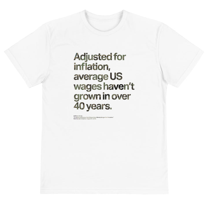 US Wage Stagnation Eco Tee