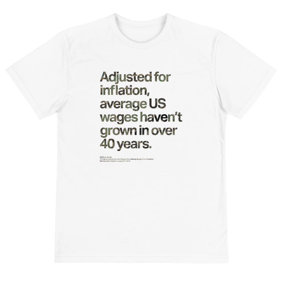 US Wage Stagnation Eco Tee