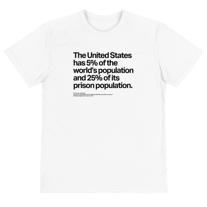 US Prison Population Eco Tee
