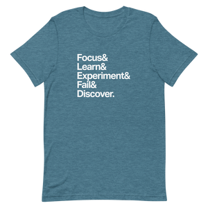 Focus & Experiment & Discover Unisex Tee