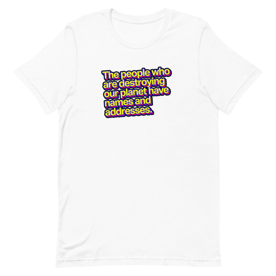 Names And Addresses Unisex Tee